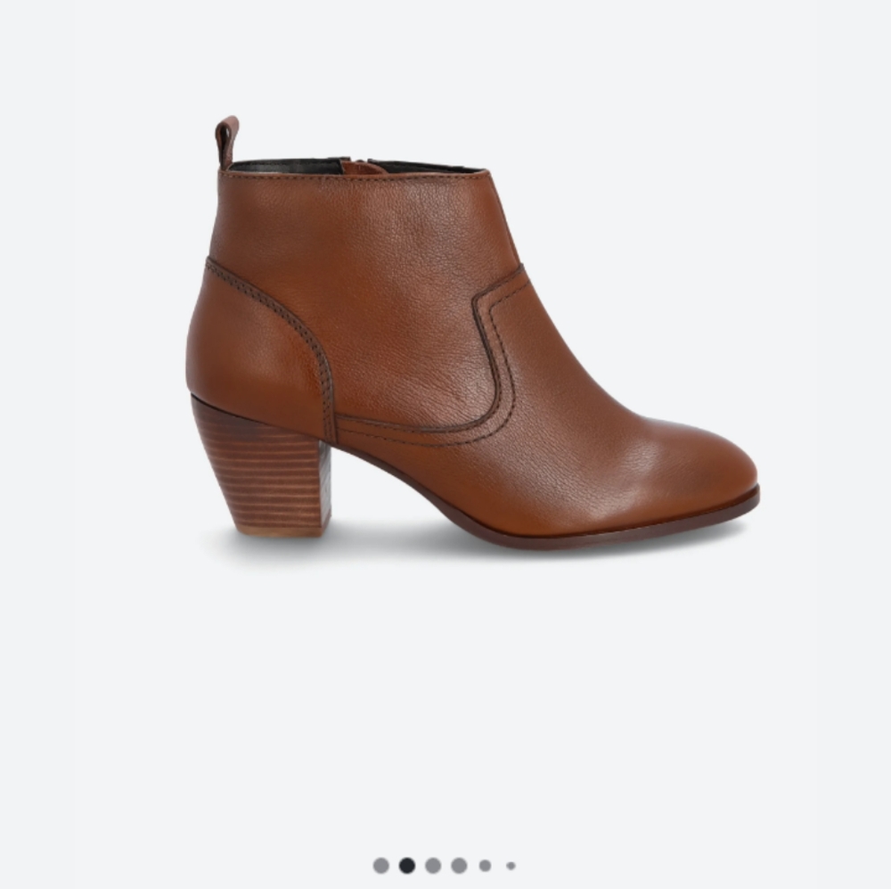 Diba - Sam Leather Booties - Brown 7.5